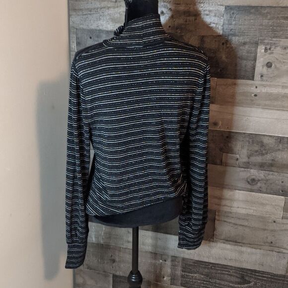 J Crew Metallic Turtleneck XL - Picture 3 of 6